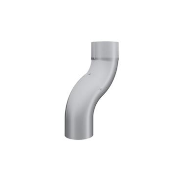 Lindab Steel Rainwater Knee SOKN75SVRT Black