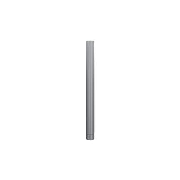 Lindab Steel Rainwater Pipe MST751000SVRT 1m Black