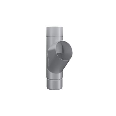 Lindab Steel Rainwater Pipe Gror 75 Graphite