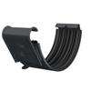 Lindab Steel Rainwater Gutter Joint RSK125GGRA Graphite