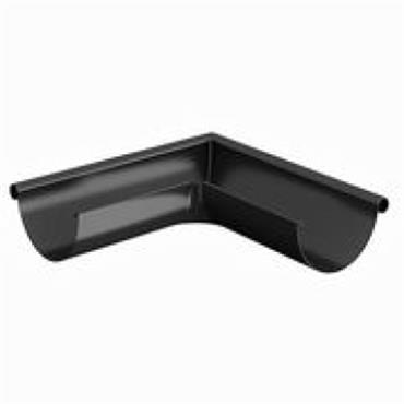 Lindab Steel Rainwater Angle RVY125GGRA 90° Graphite
