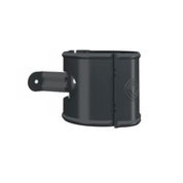 Lindab Steel Rainwater Pipe Holder SSVU75GGRA Graphite