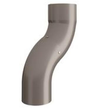 Lindab Steel Rainwater Knee SOKN75AMET Grey