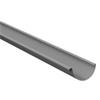 Lindab Steel Rainwater Gutter R1253000AMET 3m Grey
