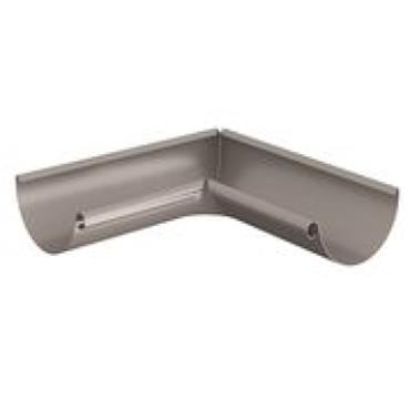 Lindab Steel Rainwater Angle RVI125AMET Grey