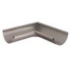 Lindab Steel Rainwater Angle RVI125AMET Grey