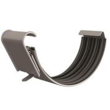 Lindab Steel Rainwater Joiner RSK125AMET Grey