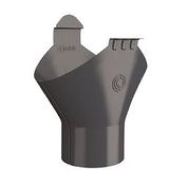 Lindab Steel Rainwater Nozzle Omv12575Mgrå