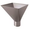 Lindab Steel Rainwater Hopper VATKL75AMET Grey