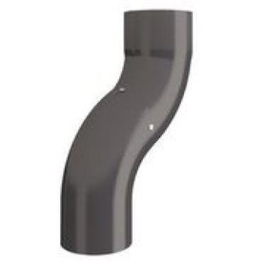 Lindab Steel Rainwater Knee Sokn75Mgrå