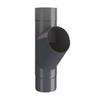 Lindab Steel Rainwater Gror 75mm Downpipe Y Branch