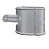 Lindab Steel Rainwater Holder SSVU75SMET Silver