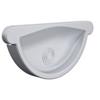 Lindab Steel Rainwater End RG125SMET Silver