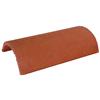 Monier Redland Concrete Ridge Tile Half Round Ridge Terracotta