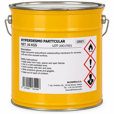 Hyperdesmo Liquid Waterproof Flat Roof Coating Particular Liquid Membrane