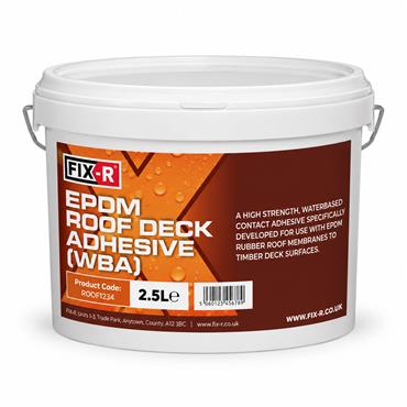 Fix-R EPDM Flat Roof Roof Deck Adhesive (WBA) 2.5L