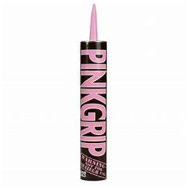 Sika Everbuild Pinkgrip Grab Adhesive Pink 350ml Cartridge