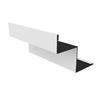 SAS International E12 Shadowline Base Trim Glazed Partition System