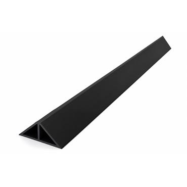 Plastic Angle Fillet Plain 25mm 2.5m Length