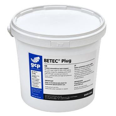 GCP Betec Plug Rapid-Setting Waterproofing Compound 10kg