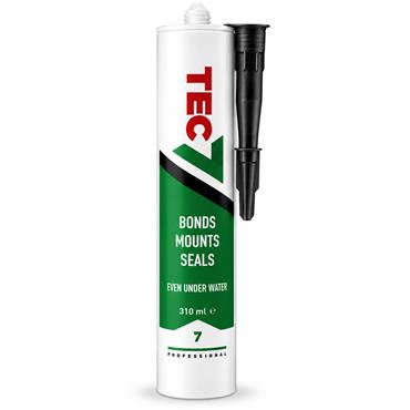 Tec7 Hybrid Polymer Sealant & Adhesive Black 310ml Cartridge