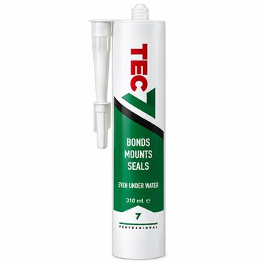 Tec7 Hybrid Polymer Sealant & Adhesive White 310ml Cartridge
