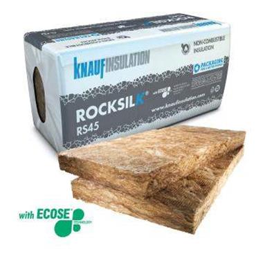 Knauf Insulation Rocksilk Flexible Stone Wool Insulation Slab 60mm 600 x 1200mm (Pack of 8)