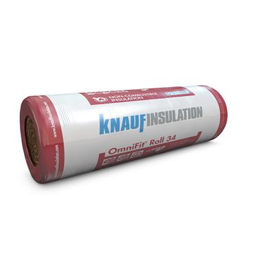 Knauf Insulation OmniFit Roll Glass Mineral Wool Insulation 100mm (Pack of 40)
