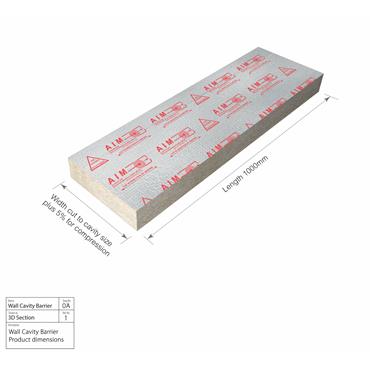 A.I.M Fire Barrier FF 75mm x 1200mm x 1000 (28)