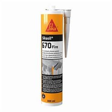 Sika Sikasil 670 Fire Rated Joint Sealant Grey 300ml