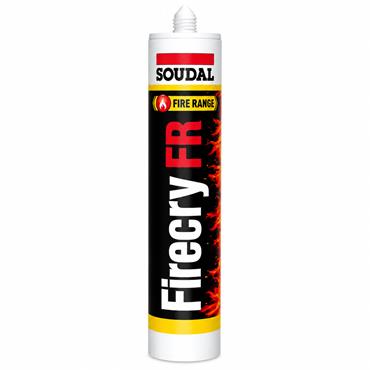 Soudal Firecryl FR Intumescent Acrylic Fire Sealant White 310ml