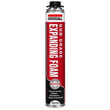 Soudal Gun Expanding Foam Champagne 750ml