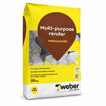 Weber Weberend MPR Multi-Purpose Render Base Coat 25kg