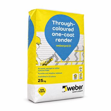 Weber Weberpral D Monocouche Through-Colour Render Earth 25kg