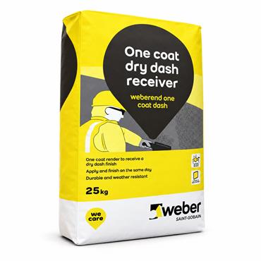Weber Weberend 1Coat Dash Receiver Render 25kg White