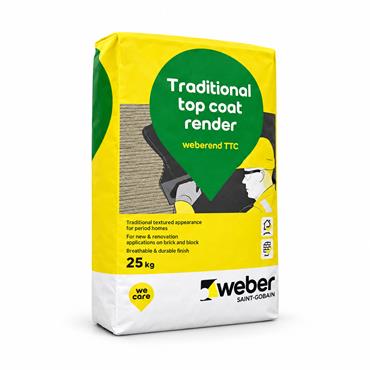 Weber Weberend TTC Thin Textured Coat Render 25kg White