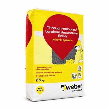 Weber Cullamix Tyrolean Machine-Applied Render 25kg White