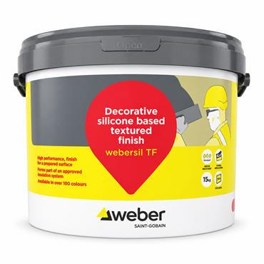 Weber Webersil TF Silicone Textured Render 15kg Winter White