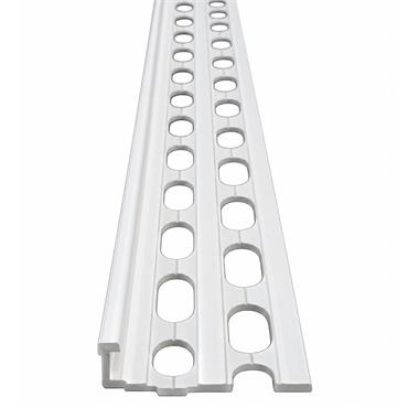 Building Profiles R10 10mm PVC Render Stop Bead White