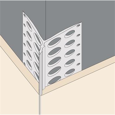 Building Profiles C6 6mm PVC Corner Bead White 2.5m