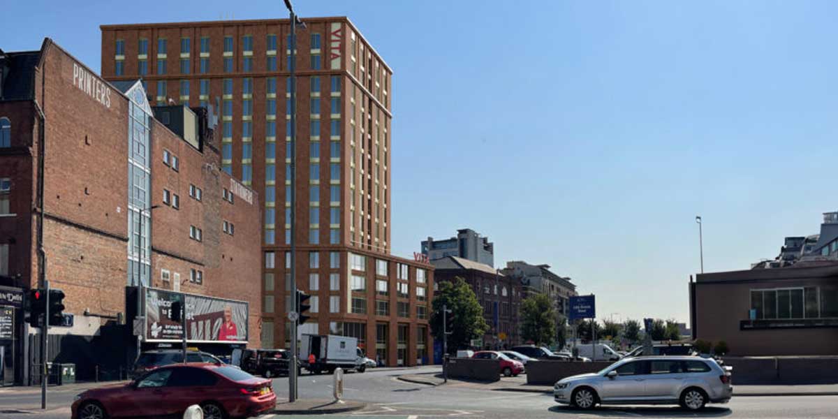 Construction Accessories supplied for Belfast Student Accommodation