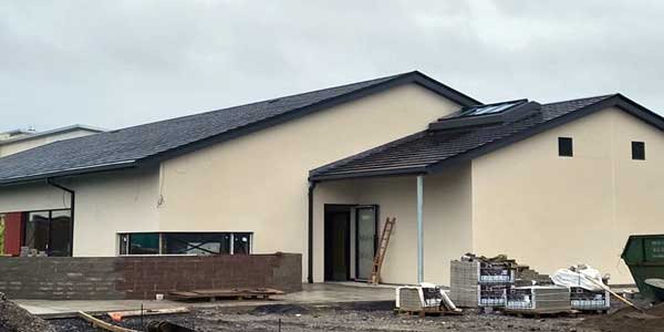 Low Pitch Roofing New Build School Westmeath