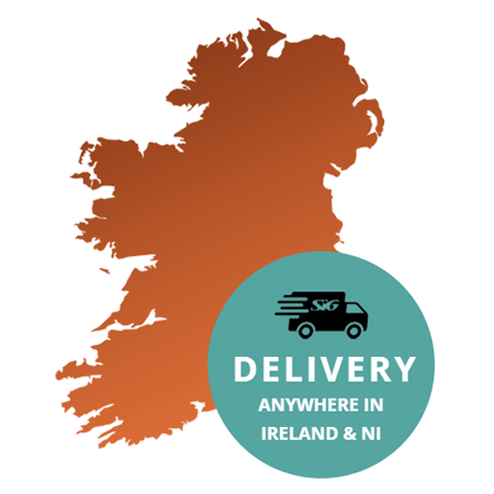 Delivery anywhere in Republic of Ireland & Northern Ireland