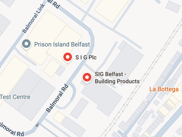 SIG Belfast location on Google Maps