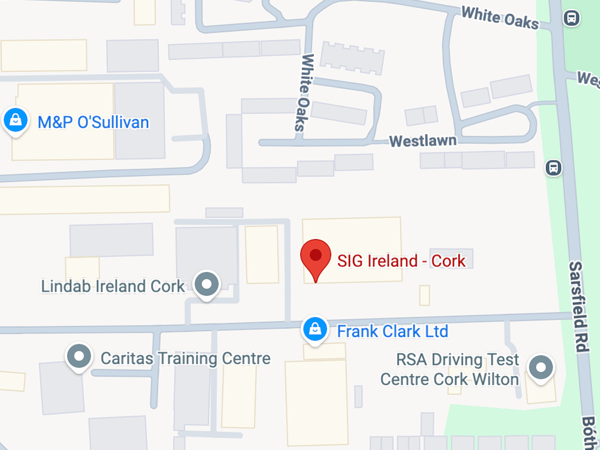 SIG Cork location on Google Maps