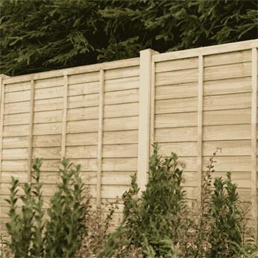 Heavy Duty Shiplap 6' x 5' Panel Fencing Pressure Treated  5 Battens Front & Back