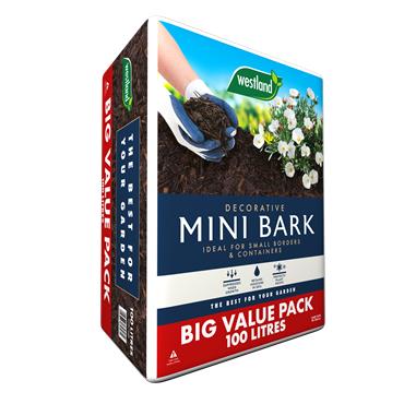 Decorative Mini Bark 100L Big Value Pack