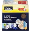 Exitex E Self Adhesive Strip Draught Excluder Brown