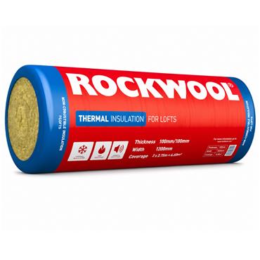 ROCKWOOL Thermal Insulation Roll 100mm 6.6m²