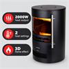 Home Collection Elmswell Contemporary Electric Stove With 3D Flame Effect 2KW